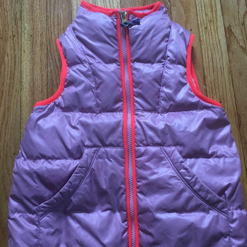 J. Crew Crewcuts puffer vest. Orchid size 6-7, EUC